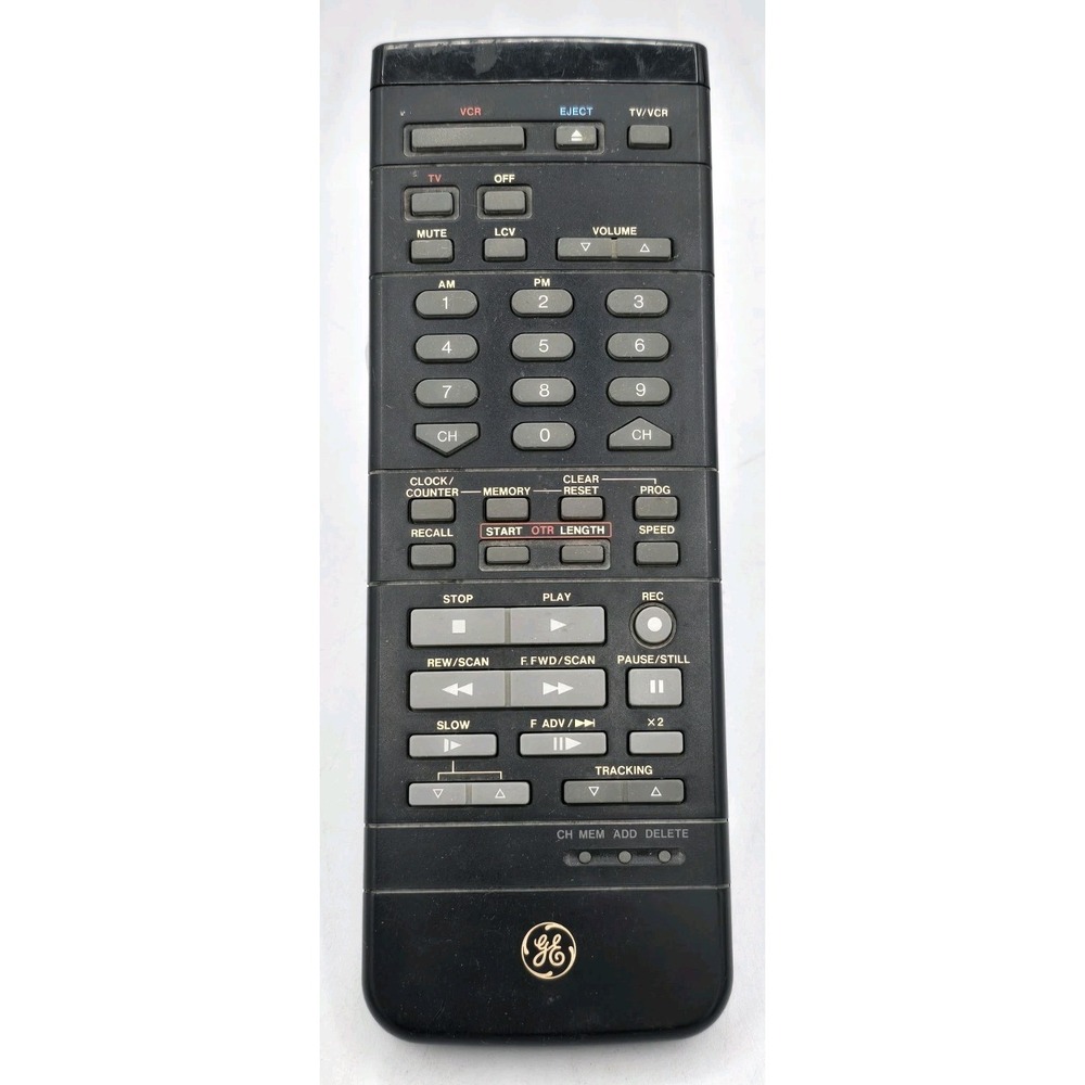 GE VSQS0791 VCR VG7925, VG7980, VG7620, VG7920 Remote Control -‎ TESTED